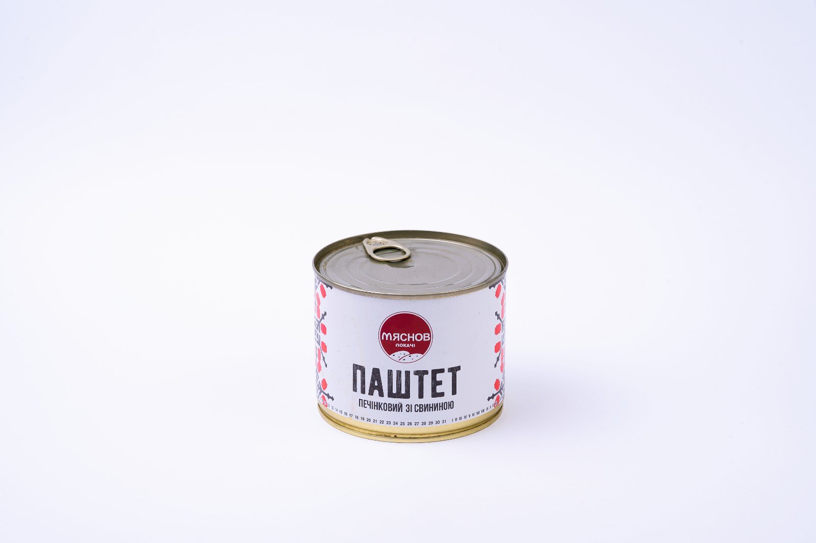 Паштет Печінковий зі Свининою ТМ Мяснов ЖБ 525г,